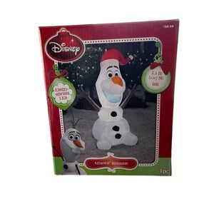 Disney Olaf Frozen Airblown Yard Inflatable Christmas Decor 2015 3.5 Feet LED